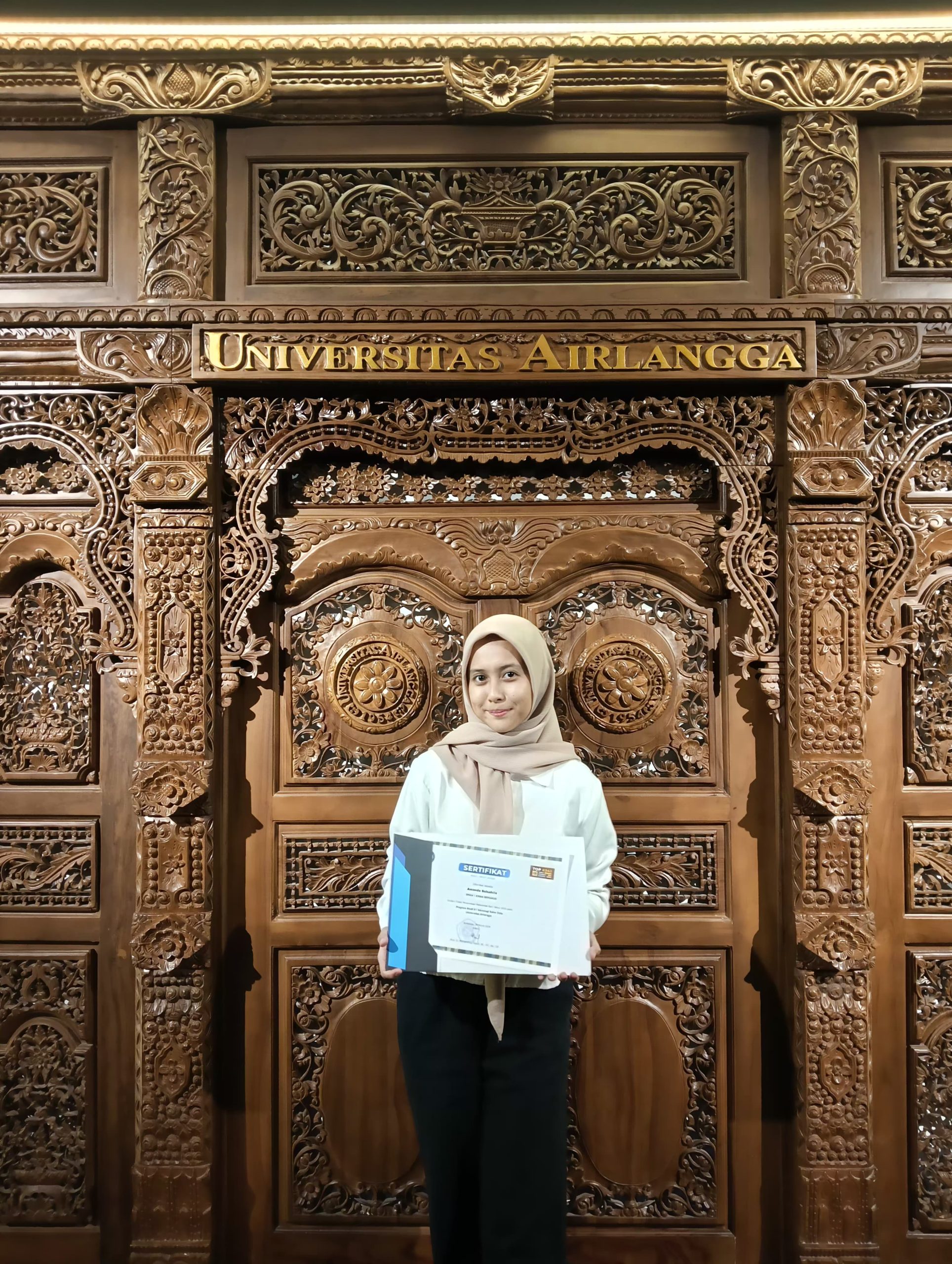 Amanda dari SMAN 1 Krian Peraih Golden ticket 2024